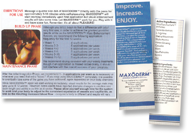 Maxoderm Ingredients